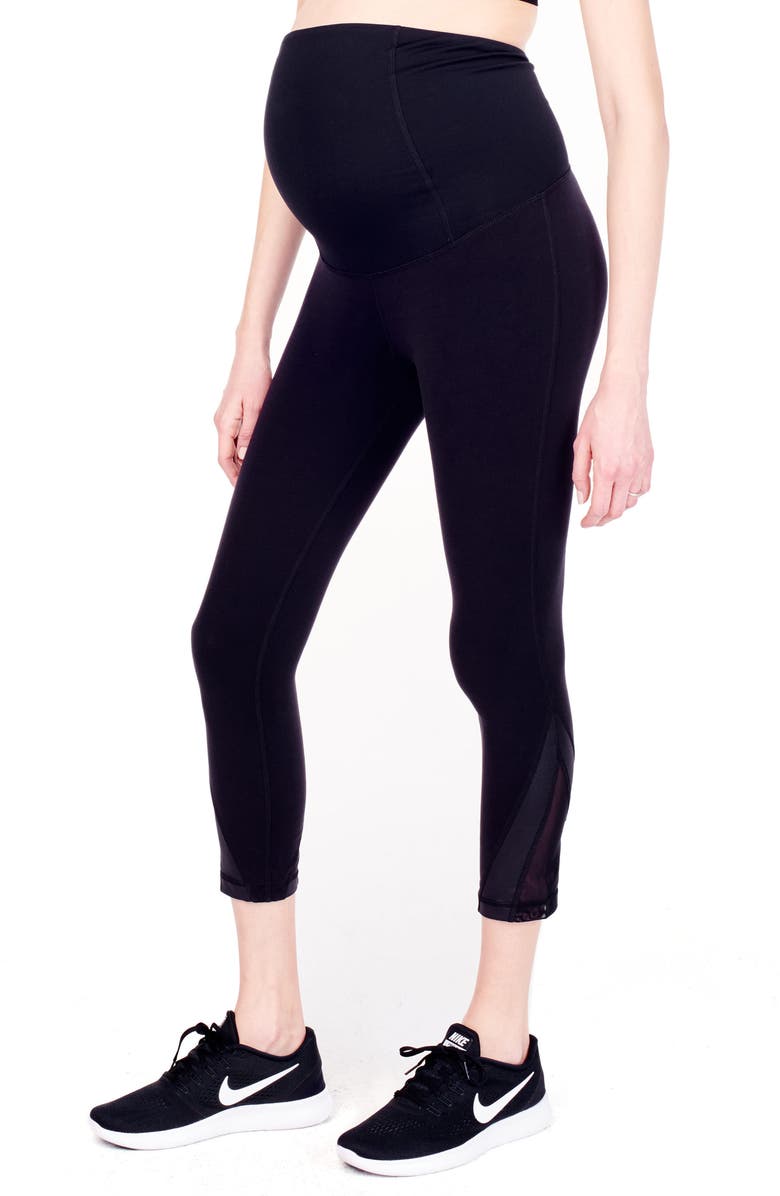 Ingrid & Isabel<sup>®</sup> Active Maternity Capris, Alternate, color,