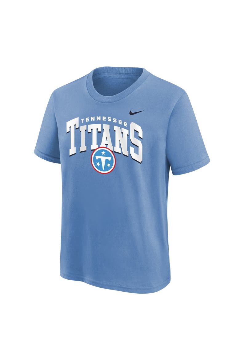 Youth Nike Light Blue Tennessee Titans Edge Enforcer T-Shirt, Alternate, color, Light Blue