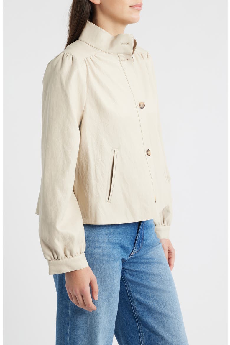 Cropped Water Resistant Jacket, Alternate, color, NEUTRAL