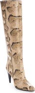 Isabel Marant Jany Snake Embossed Knee High Boot