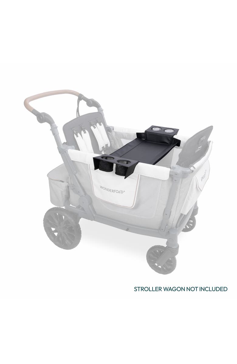 WonderFold Flex Snack Tray for L4 Wagon, Alternate, color, Black