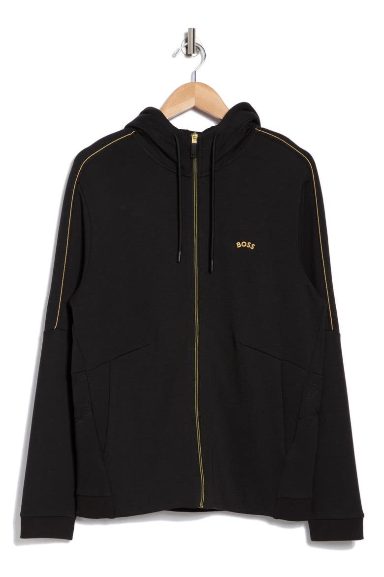 Saggy 2 Us Zip-Up Jacket, Alternate, color, BLACK