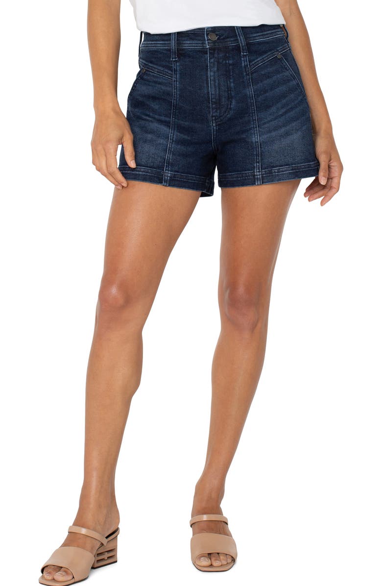 Liverpool Los Angeles Utility Denim Shorts, Main, color, 