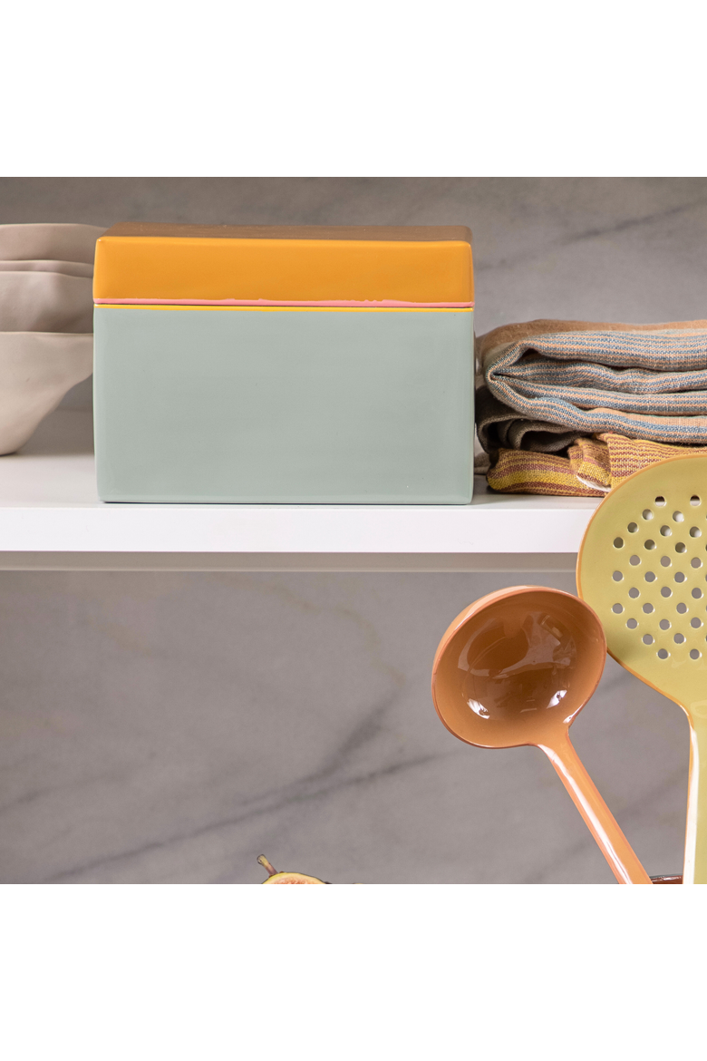 Harlow Bright Recipe Box, Alternate, color, Yellow