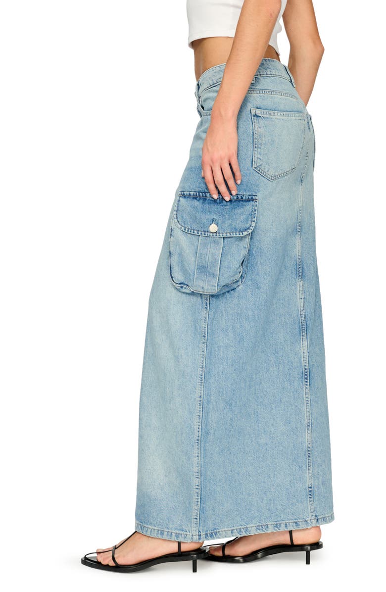 DL1961 Asra Denim Cargo Maxi Skirt, Alternate, color,