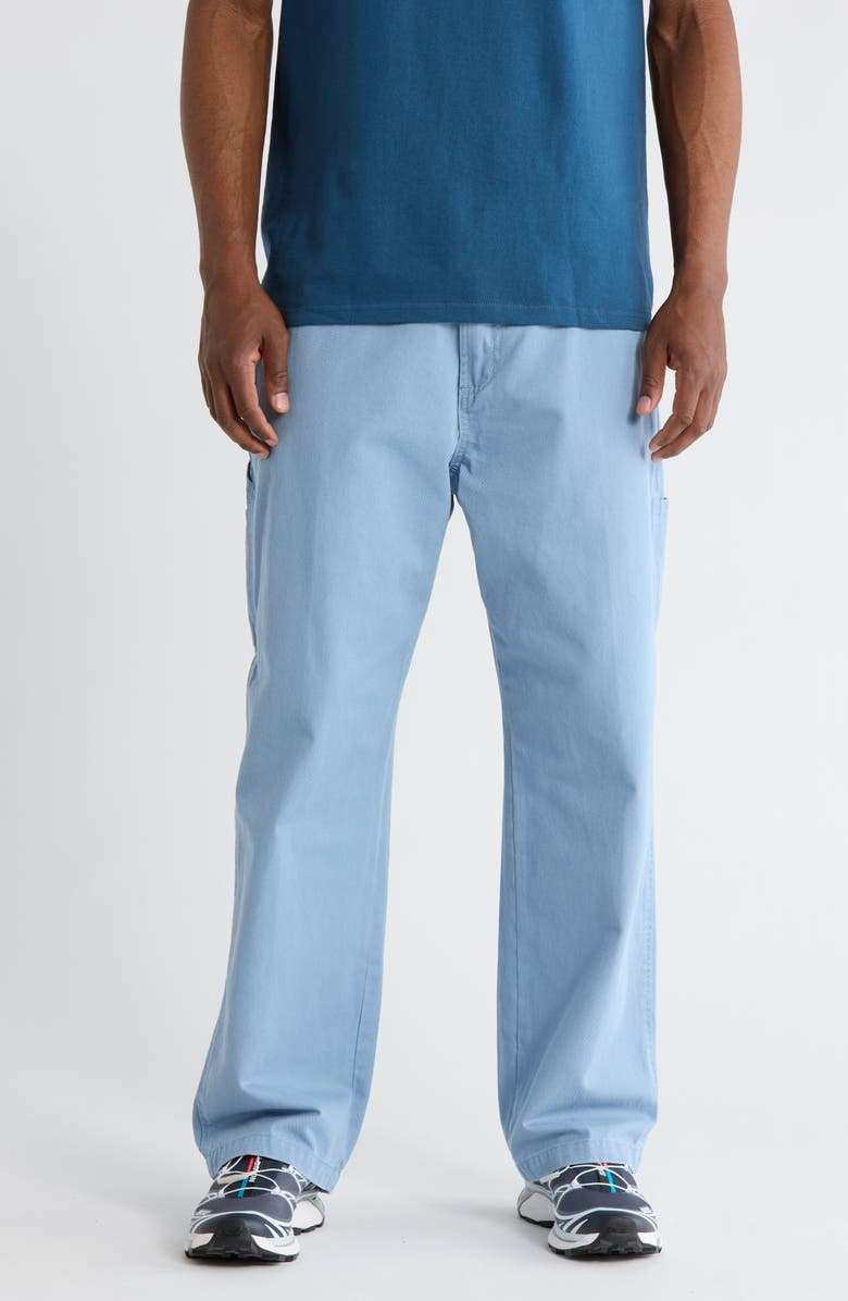 Obey Big Timer Carpenter Pants, Main, color, Coronet Blue Faded Wash