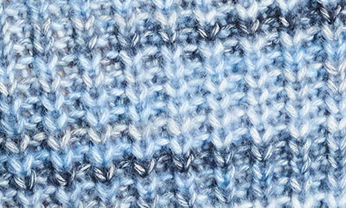 Nic + Zoe Nic+zoe Space Dye Cotton Blend Sweater In Blue Multi