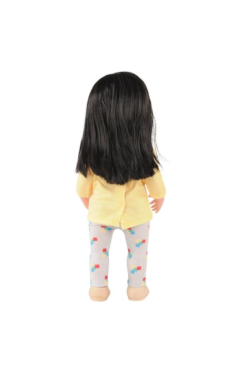 Kaplan Early Learning Company 13" Multiethnic Doll - Asian Girl, Alternate, color, Multicolored