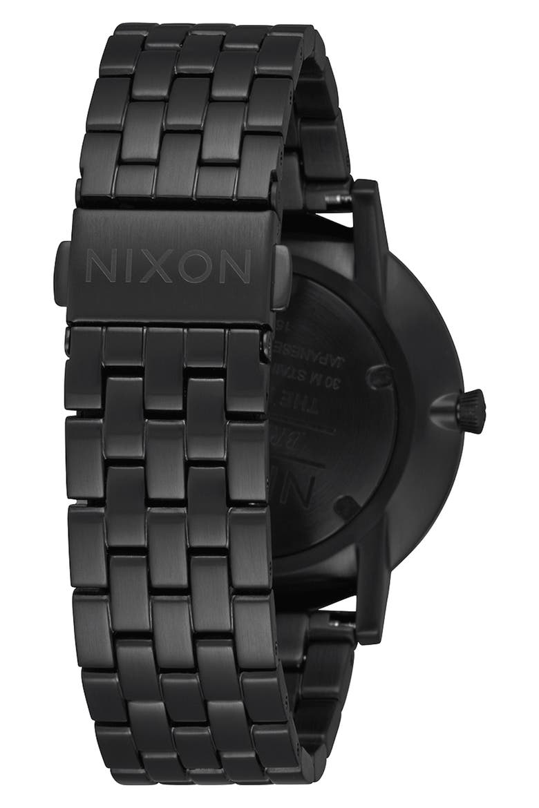 Porter Bracelet Watch, 40mm, Alternate, color, BLACK/ GOLD/ BLACK