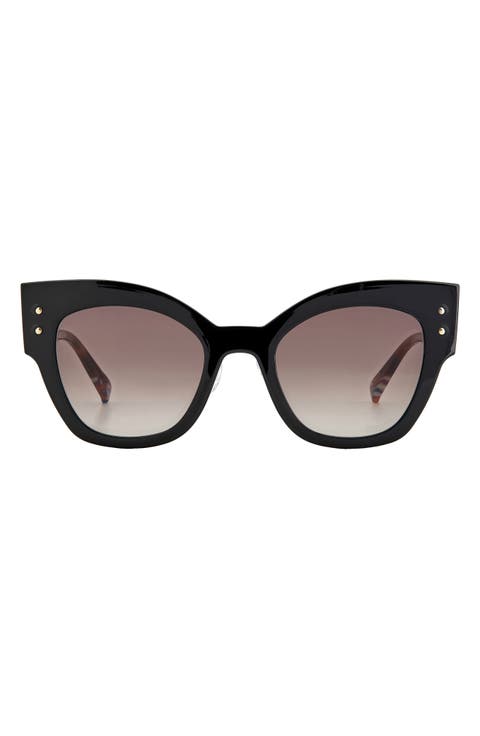 53mm Gradient Cat Eye Sunglasses