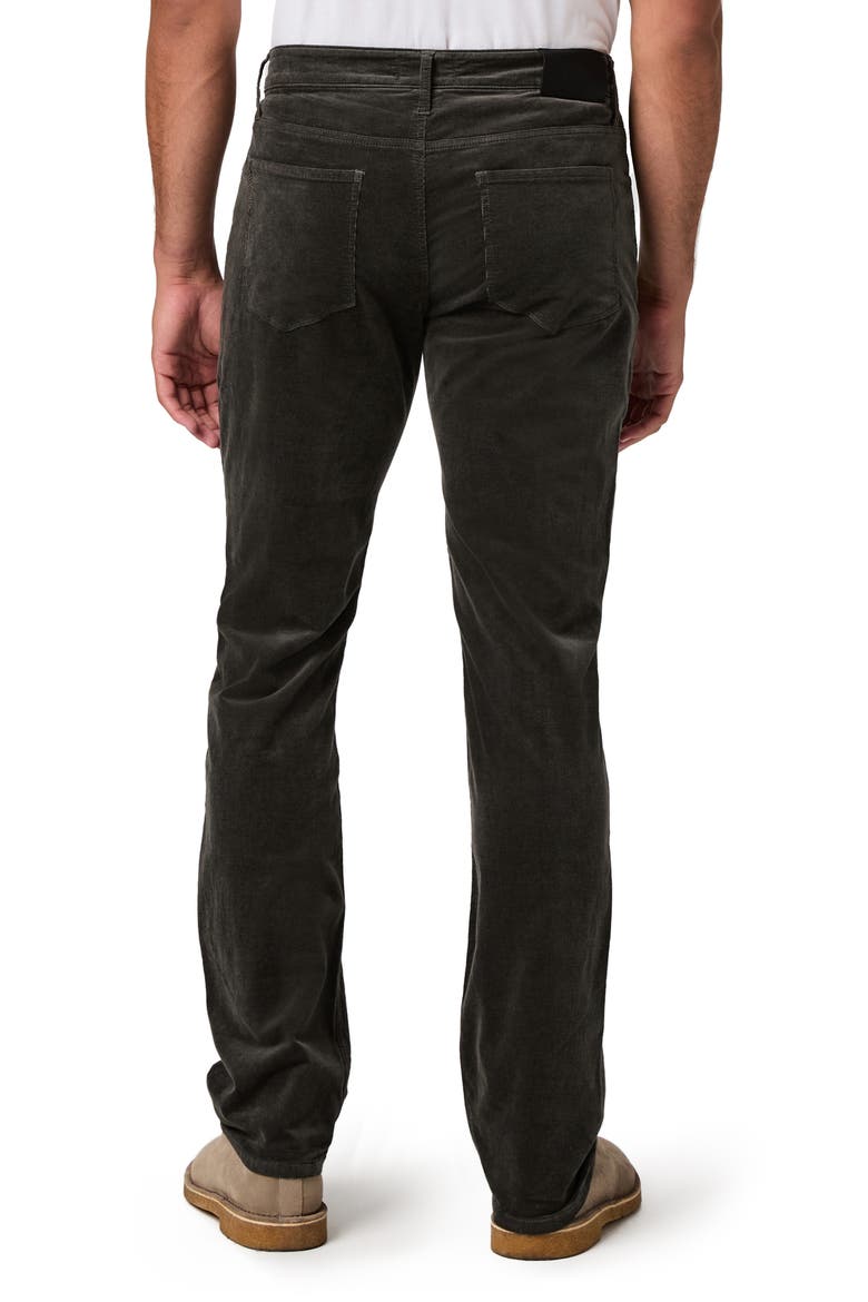 Normandie Straight Leg Corduroy Pants, Alternate, color, DARK IRON