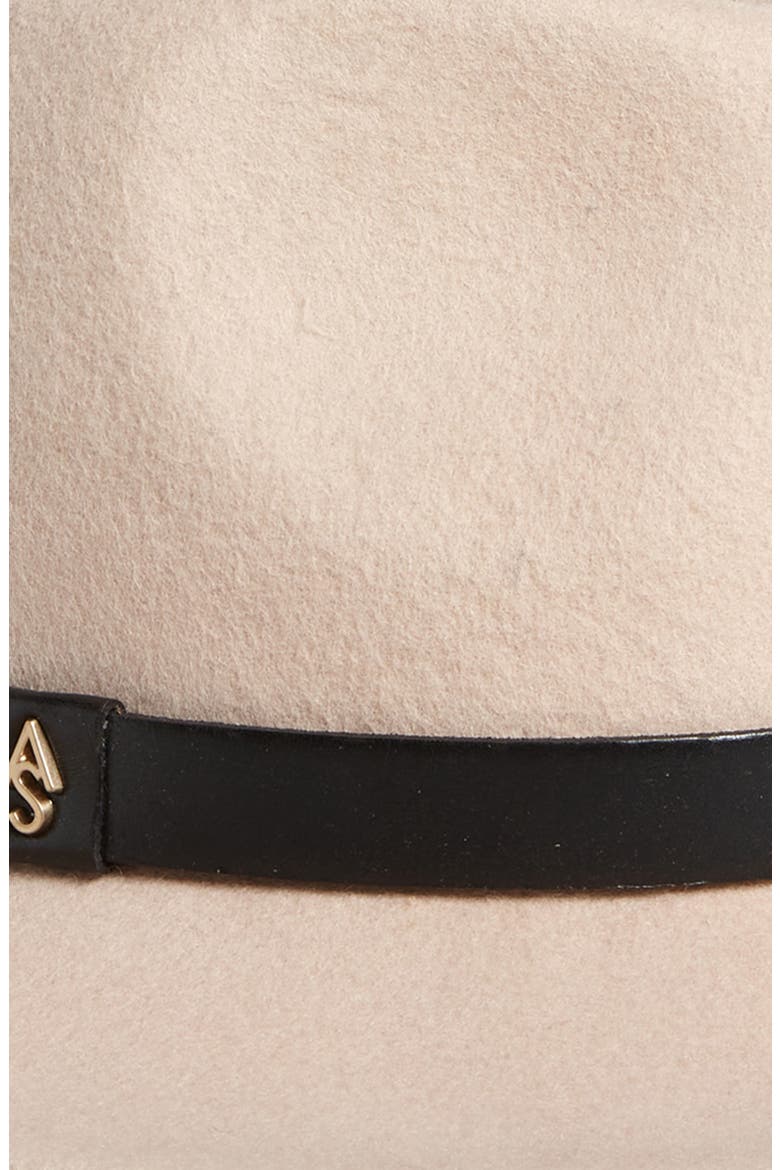 Rivet Logo Fedora, Alternate, color, TAUPE WARM BASS
