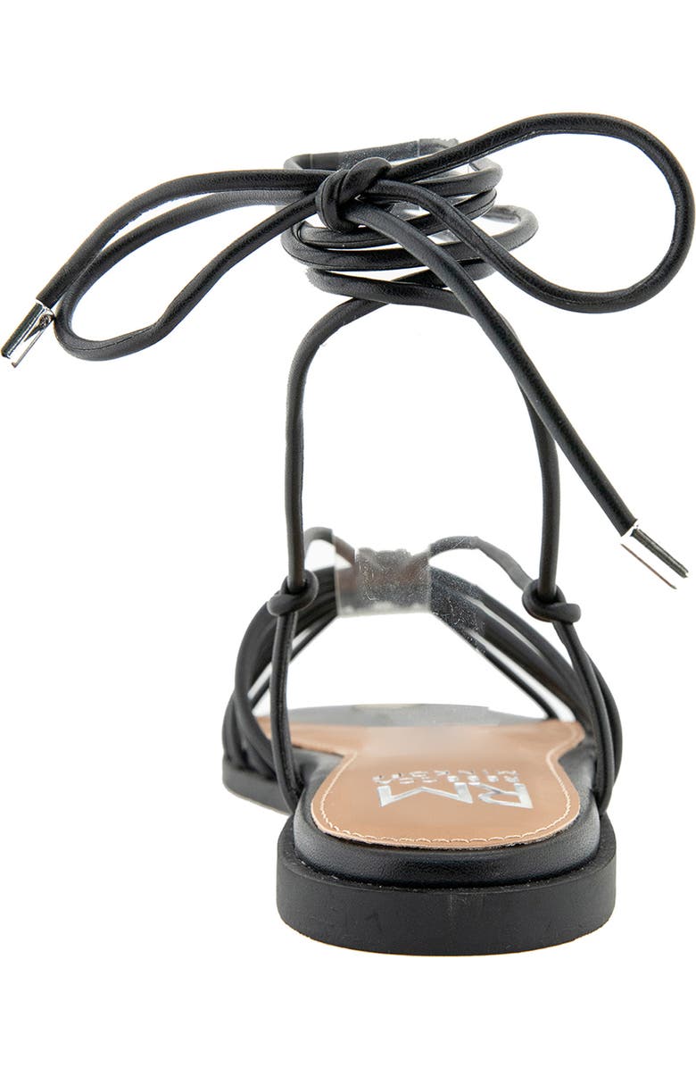 Rebecca Minkoff Caroline Ankle Wrap Sandal, Alternate, color, Black