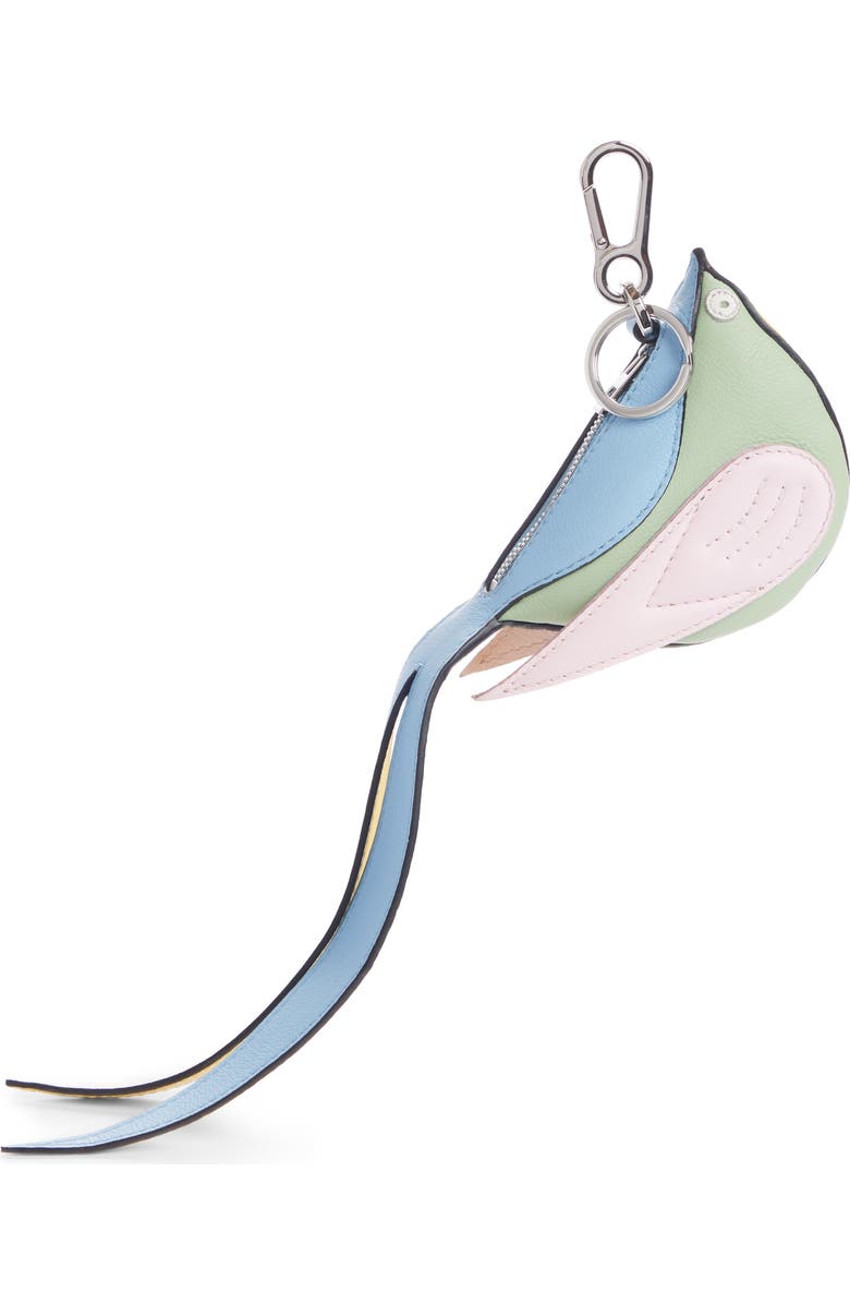 Loewe Leather Bird Bag Charm, Main, color,