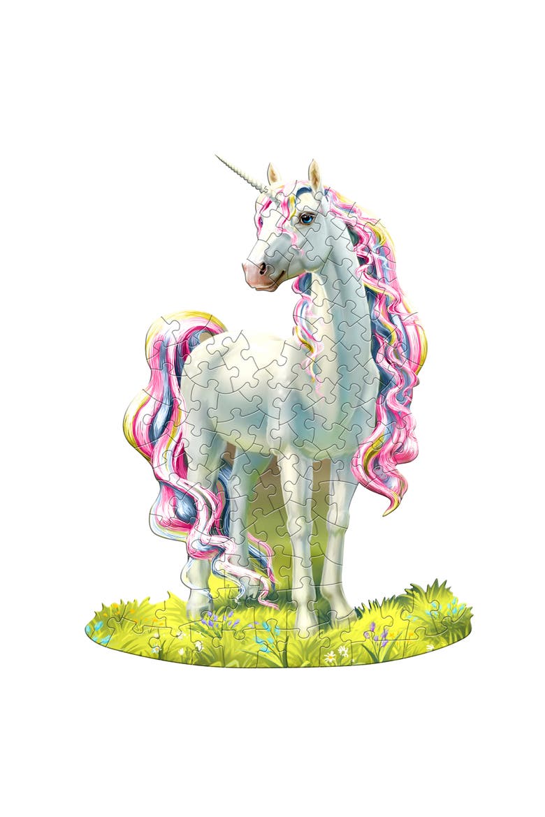 I Am Lil Unicorn 100 Piece Puzzle, Alternate, color, Multicolored