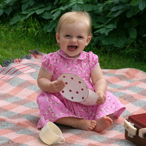 RACHEL RILEY RACHEL RILEY PINK DAISY JERSEY DRESS