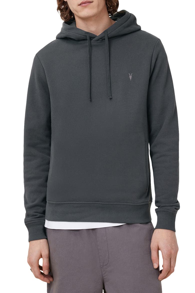 Raven Cotton Hoodie, Main, color, CARTER GREY