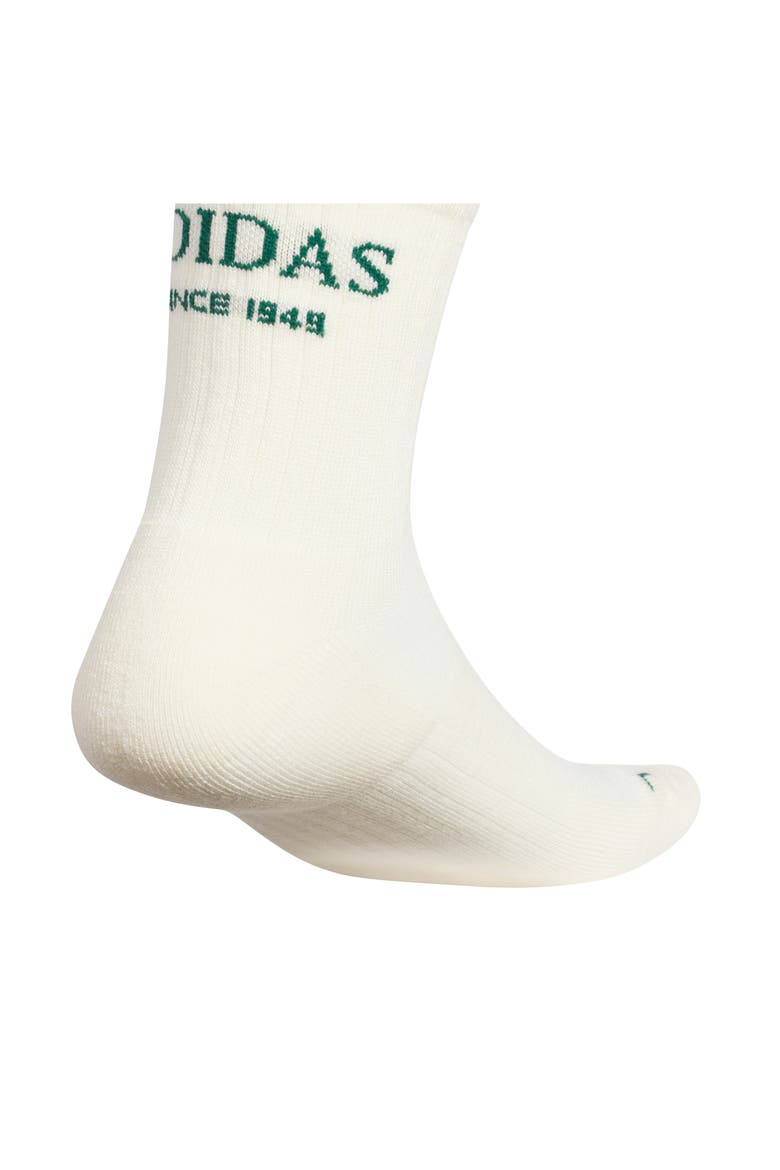 Cushioned Sport 5.0 3-Pack Quarter Crew Socks, Alternate, color, WONDER WHITE/ GREY/ GREEN