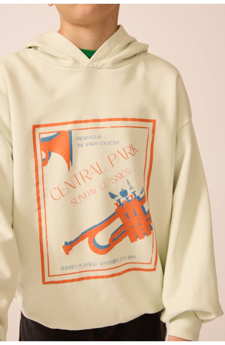 The Sunday Collective Organic Weekend Hoodie, Alternate, color, Blue Haze