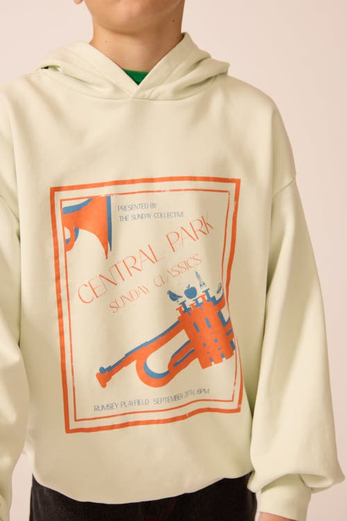 The Sunday Collective Organic Weekend Hoodie In Blue