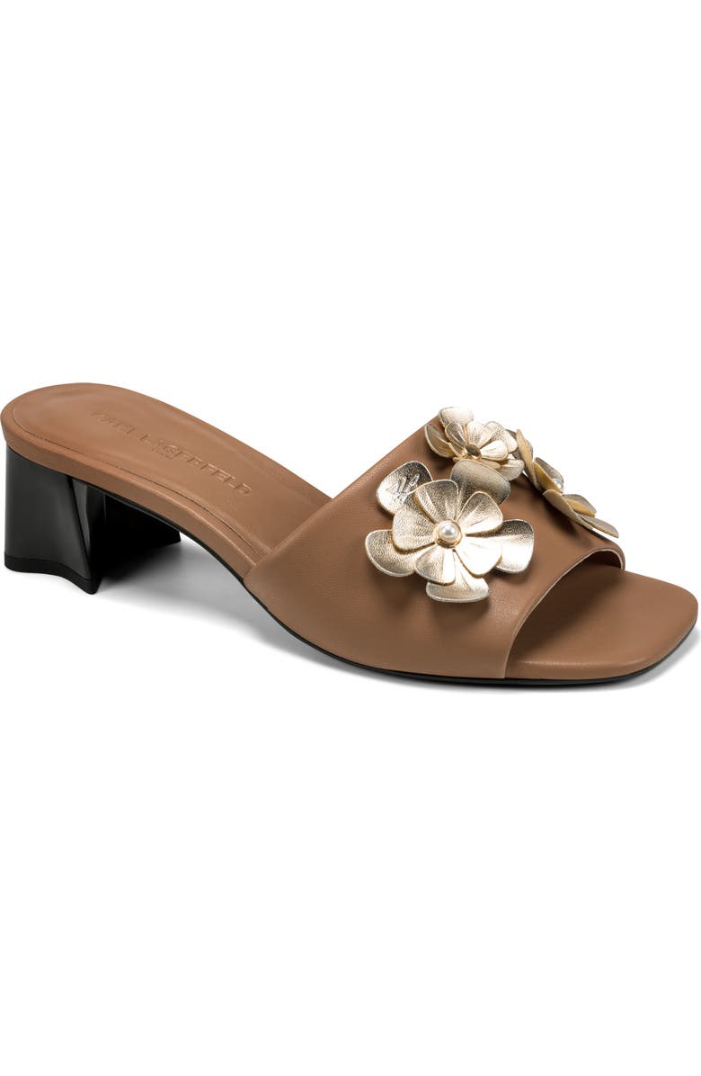 KARL LAGERFELD PARIS Sandreea Slide Sandal, Main, color, Tan