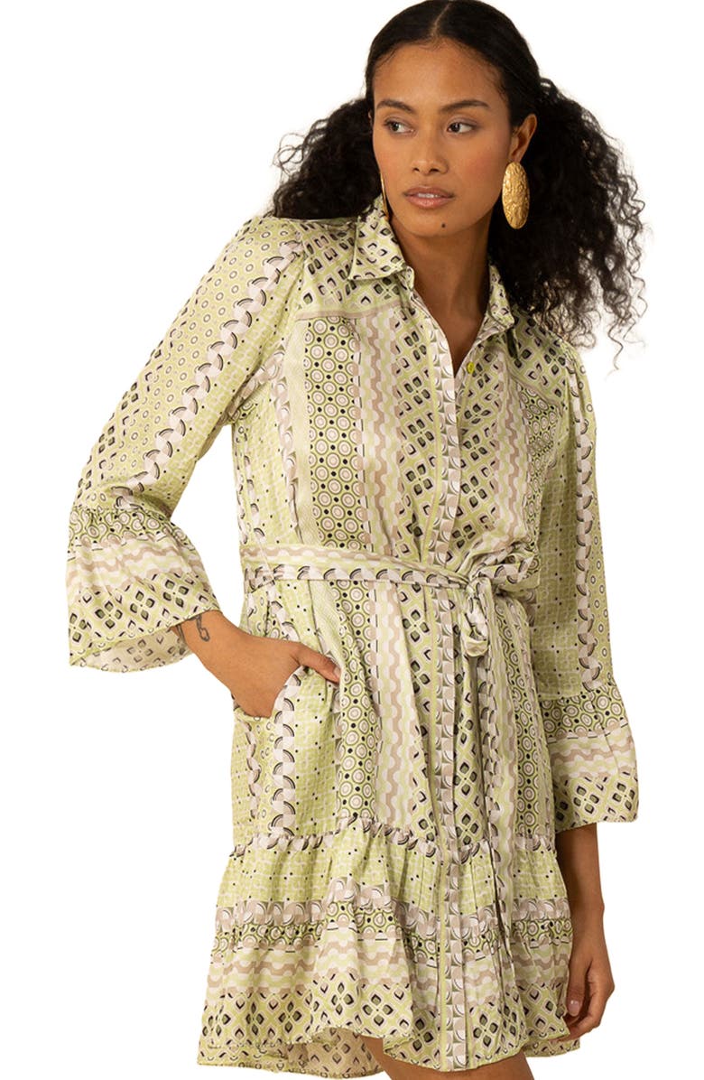 Hale Bob Julieta Charmeuse Dress, Alternate, color, 