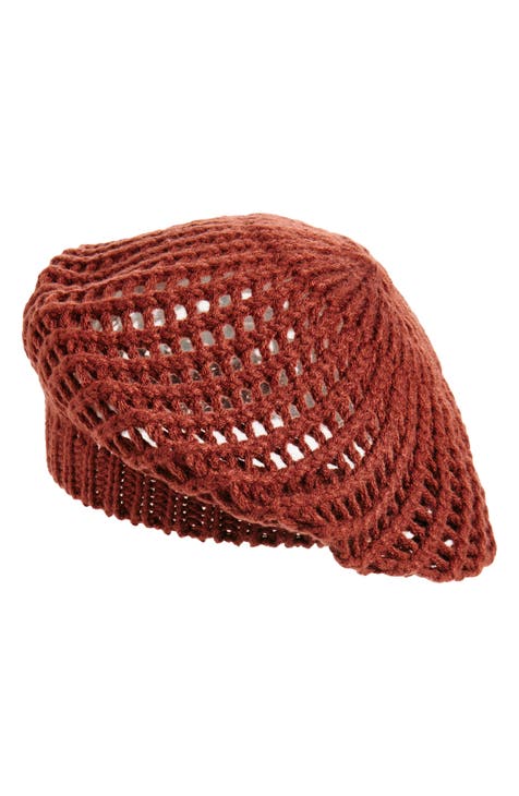 Open Weave Beret