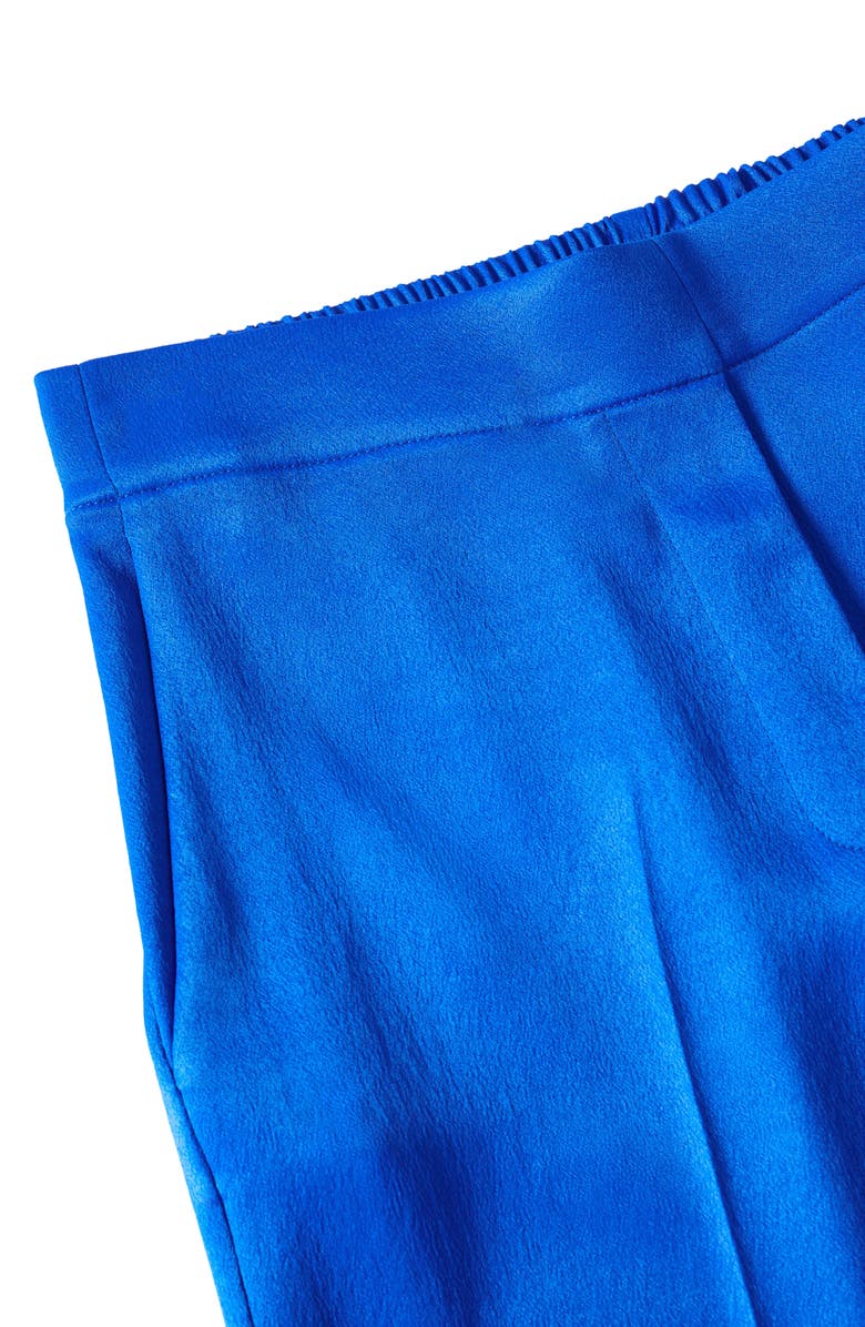 MANGO Flowy Satin Suit Pants, Alternate, color,