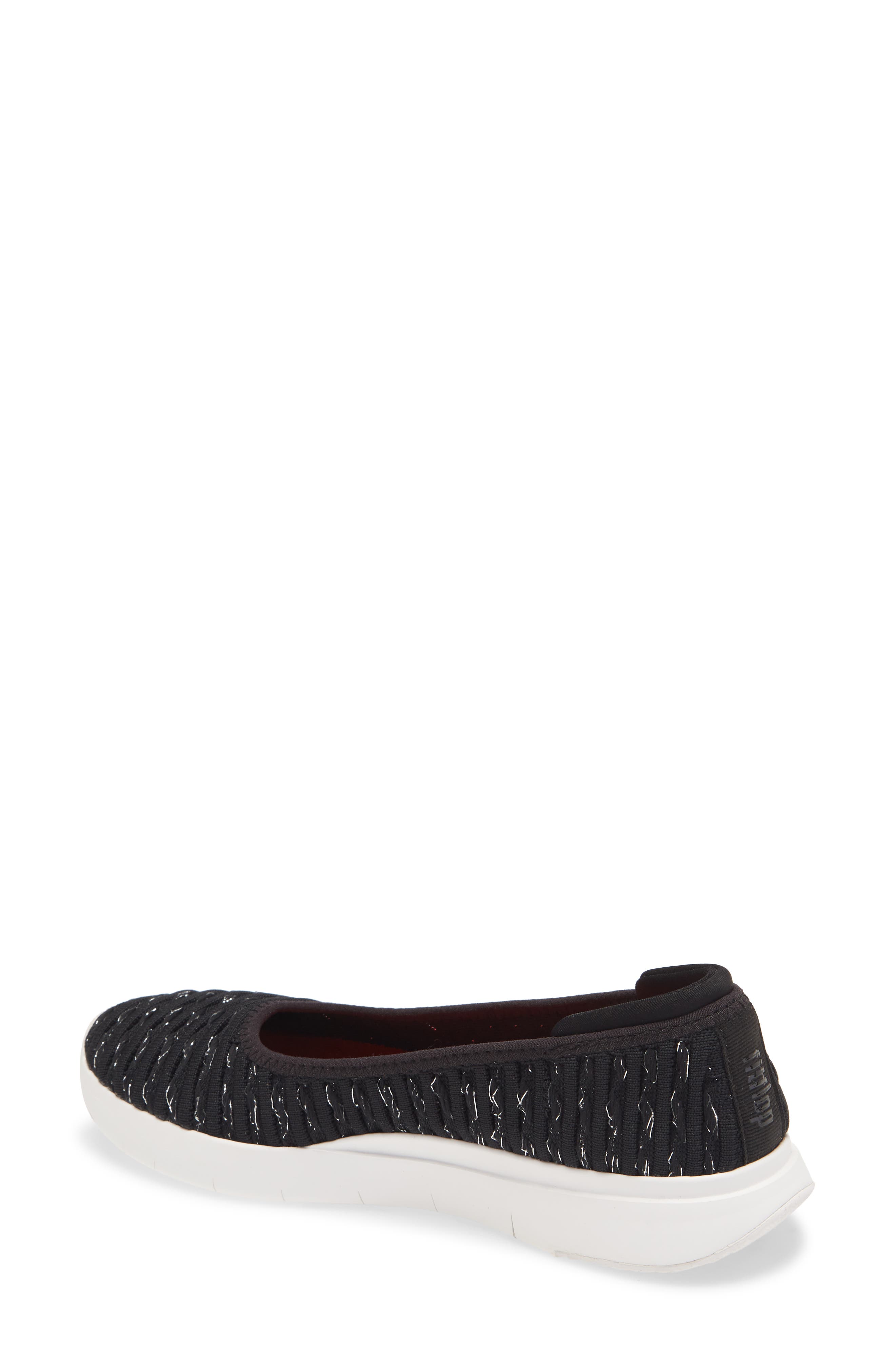 FitFlop Knit Ballerina Flat, Alternate, color, 