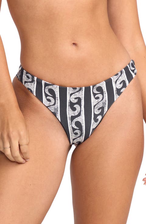 Wave Watcher Tanga Bikini Bottoms