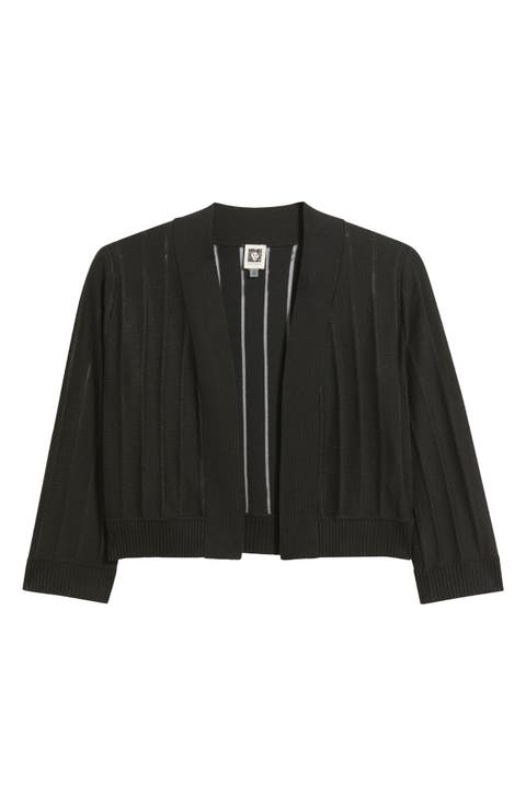 Sheer Stripe Shrug (Regular & Petite)