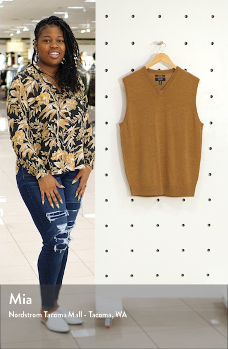 Men's Shop Merino Wool Sweater Vest, sales video thumbnail