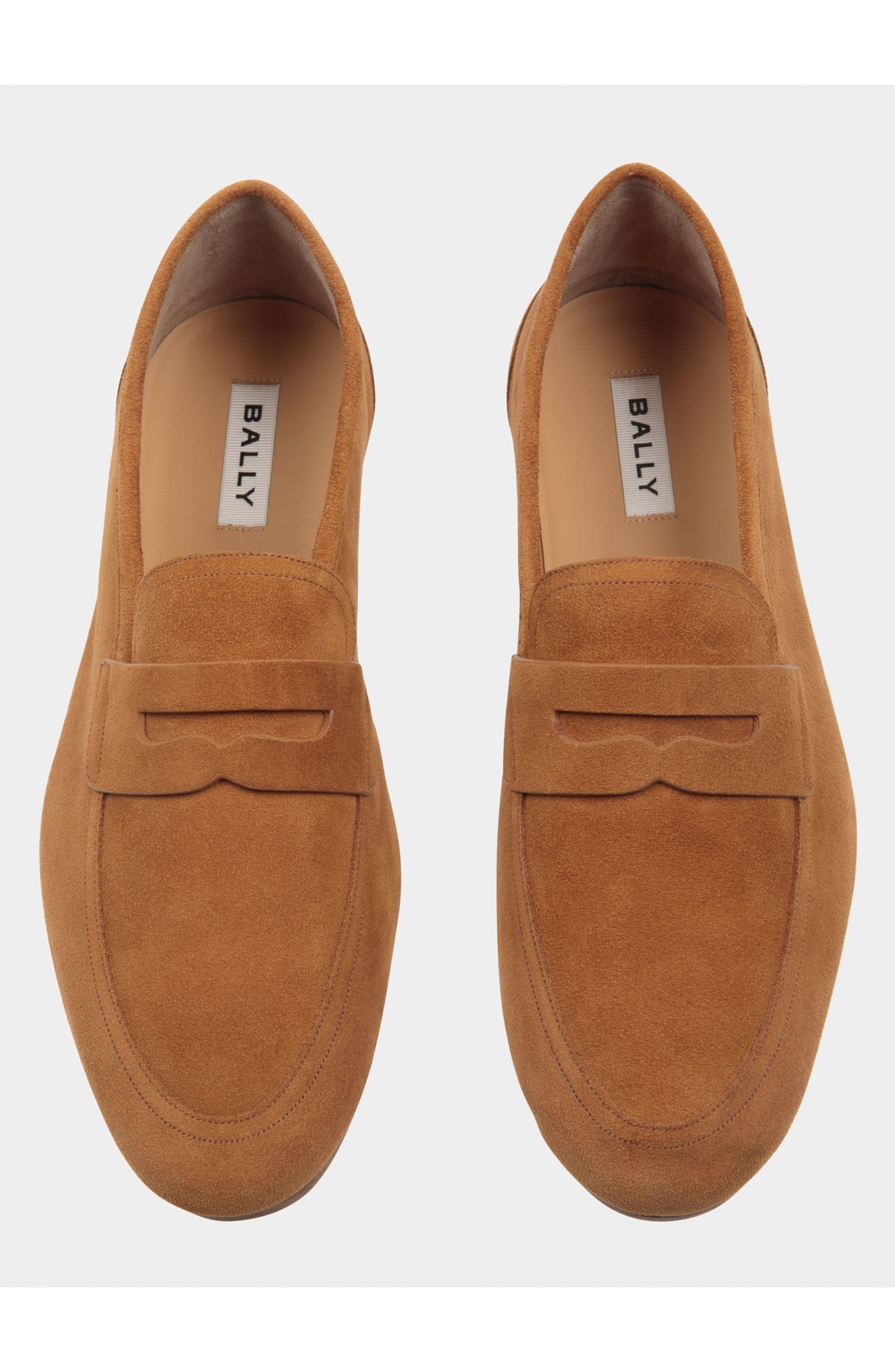 Bally Plume Loafer in Suede, Alternate, color, Deserto 22
