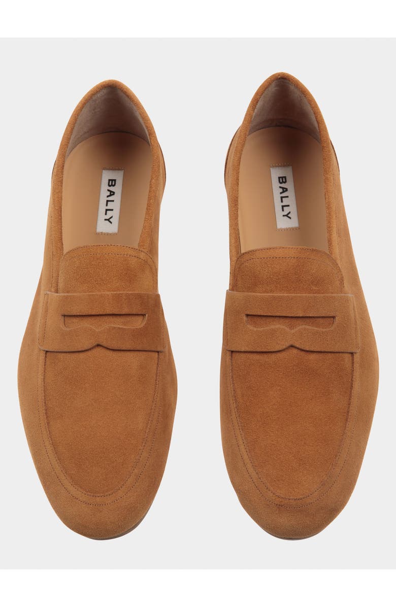 Bally Plume Loafer in Suede, Alternate, color, Deserto 22