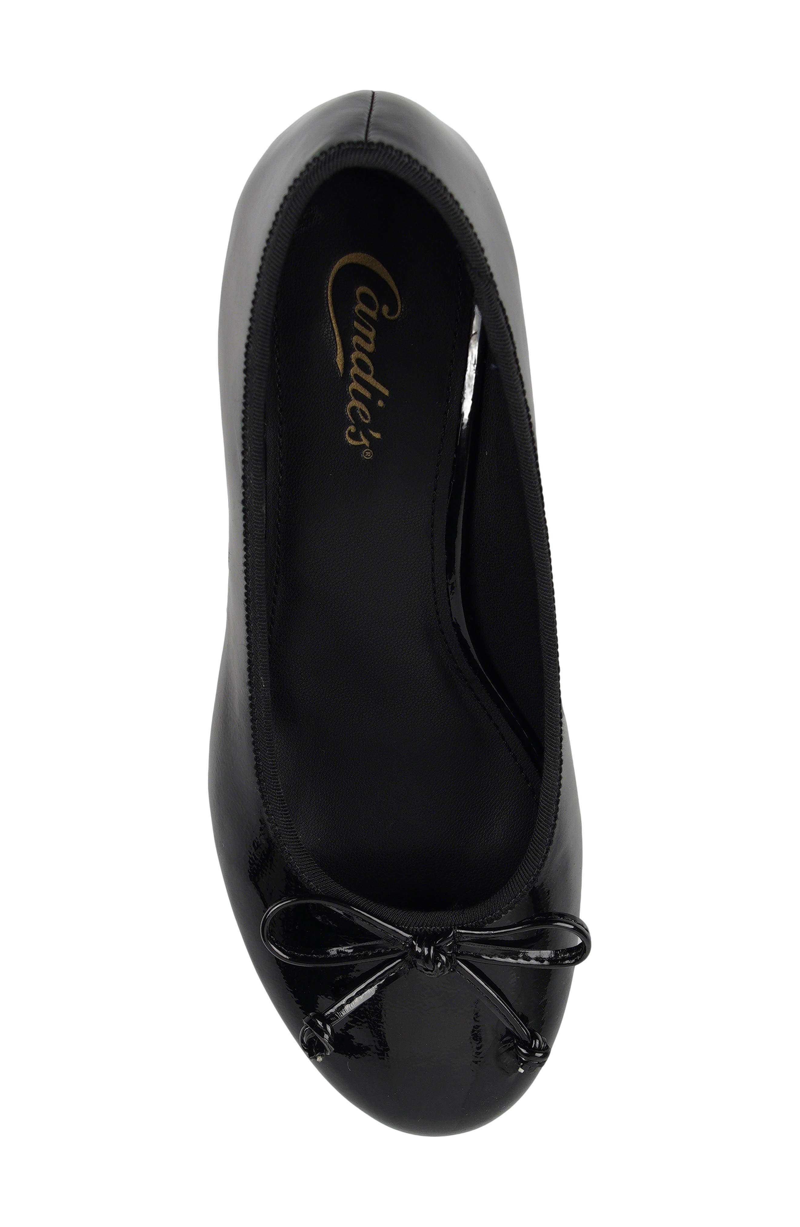 Candie's Savage Pump, Alternate, color, Black Faux