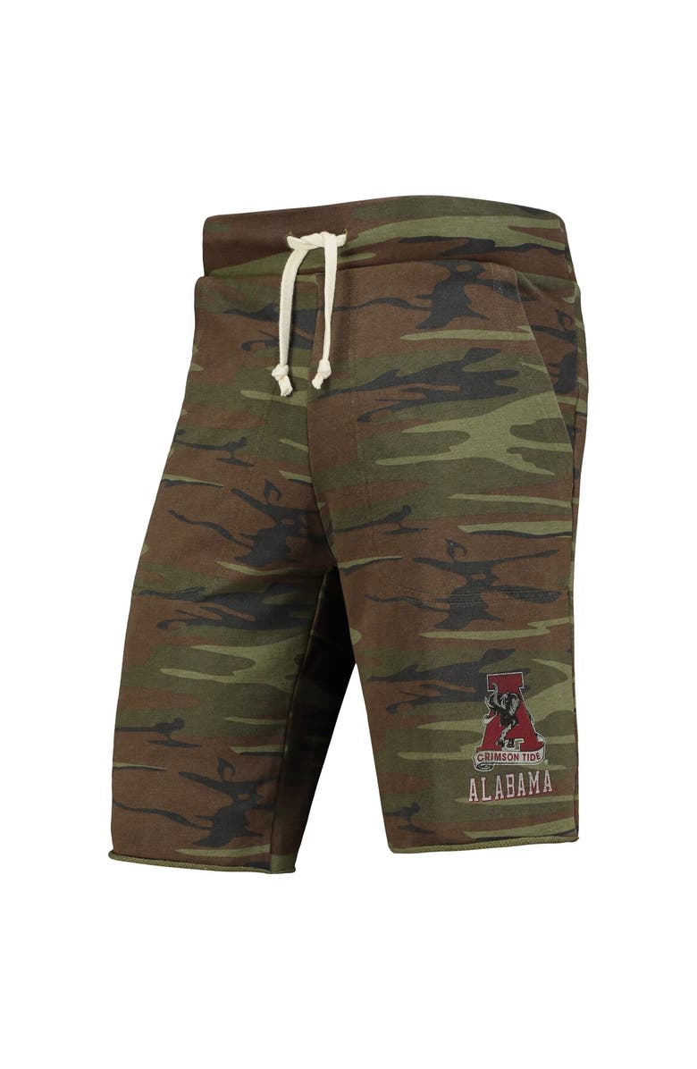 ALTERNATIVE APPAREL Men's Camo Alternative Apparel Alabama Crimson Tide Victory Lounge Shorts, Alternate, color, 