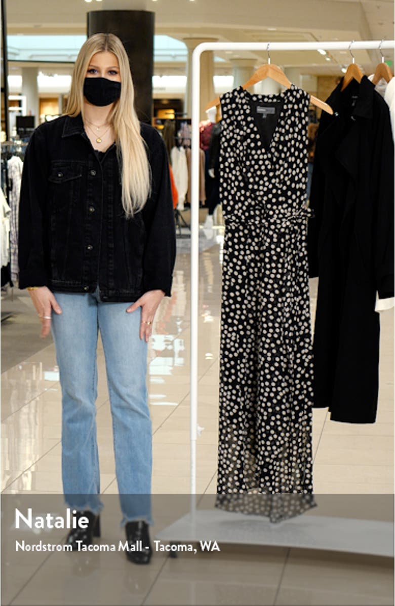 Halter Neck High/Low Maxi Wrap Dress, sales video thumbnail