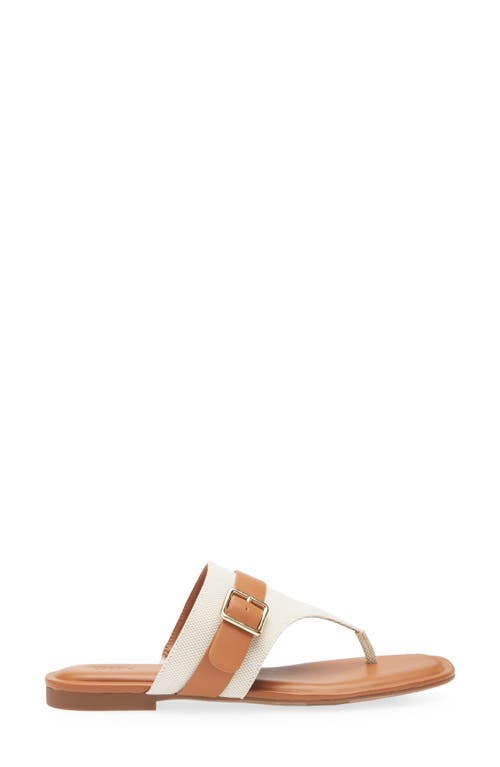 Nordstrom Rack Casen T-strap Sandal In Ivory Multi