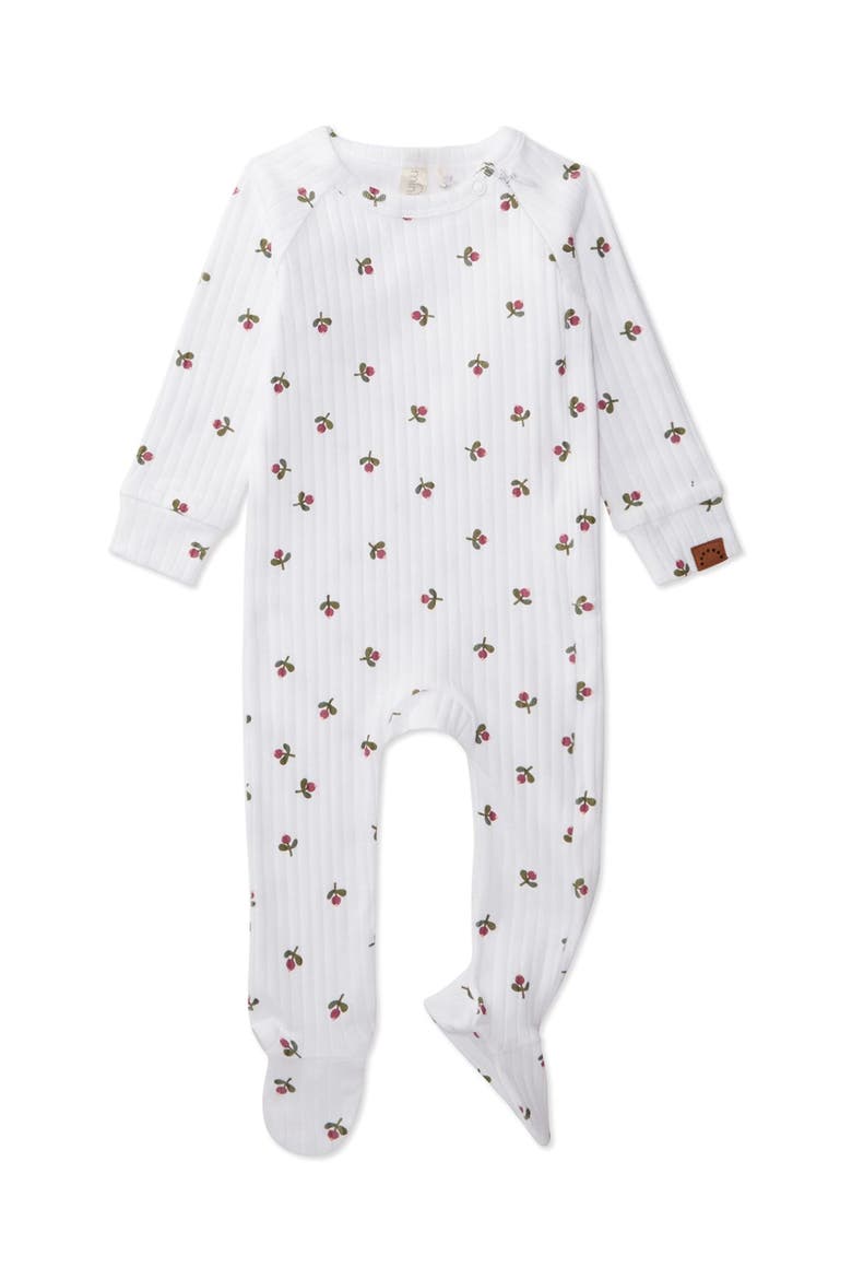 3 Piece Baby Ribbed Cotton Rich Footie Set, Alternate, color, Winter White