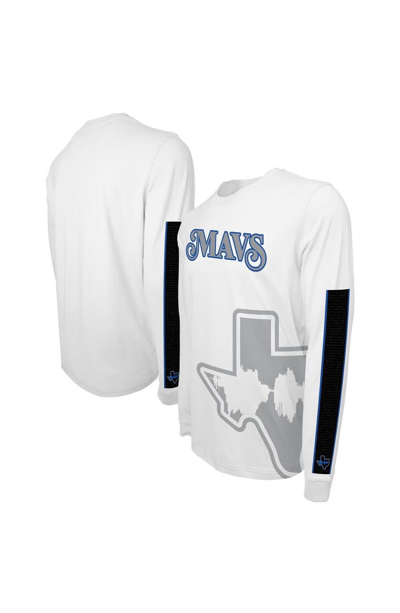 Stadium Essentials Unisex Stadium Essentials White Dallas Mavericks 2023/24 City Edition Scoreboard Long Sleeve T-Shirt, Alternate, color,