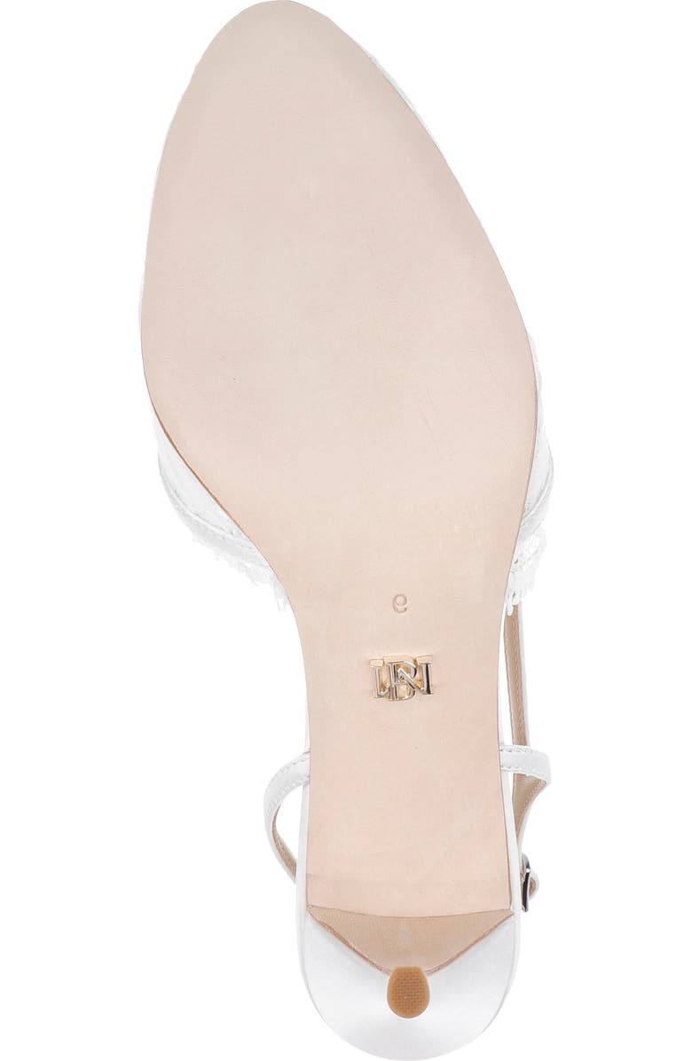 BADGLEY MISCHKA Oakville Slingback Pump, Alternate, color, White Satin