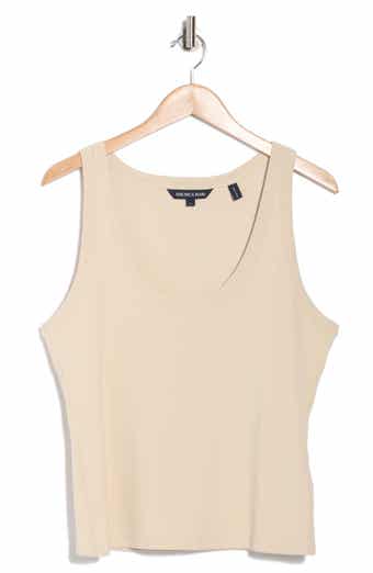 Veronica Beard Birke Scoop Neck Stretch Cotton Tank