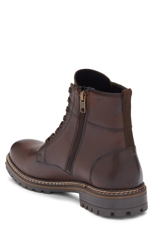 Steve Madden Scotch Lug Sole Boot In Brown