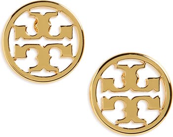 イヤリング Tory Burch Logo earrings Tory Burch Circle Logo Stud Earrings | Nordstrom