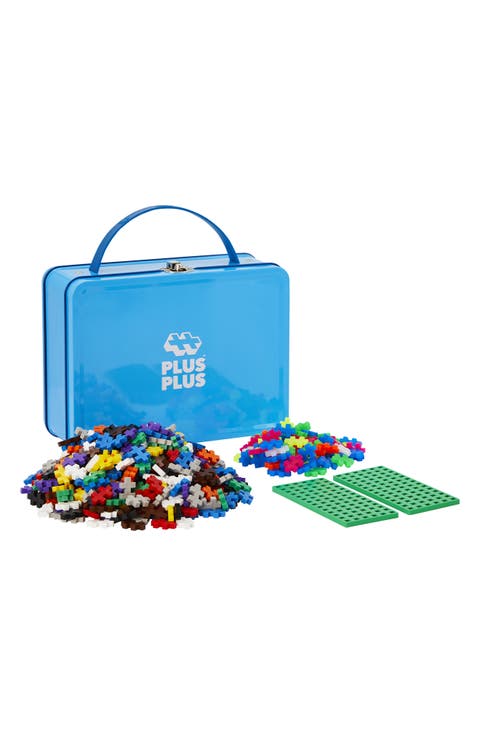 Kids' 600-Piece Building Set Metal Suitcase