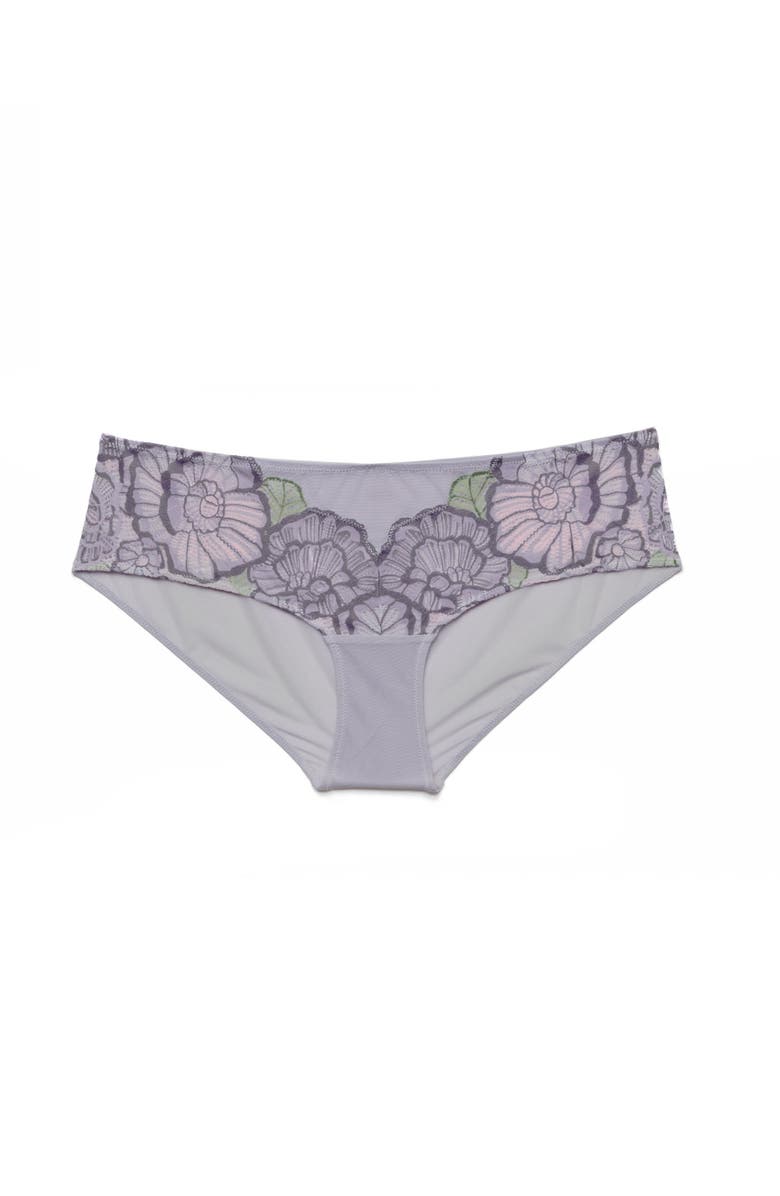 Adore Me Colete Hipster Panties, Alternate, color, Floral Grey