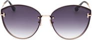 TOM FORD Evangeline 63mm Oversize Gradient Cat Eye Sunglasses
