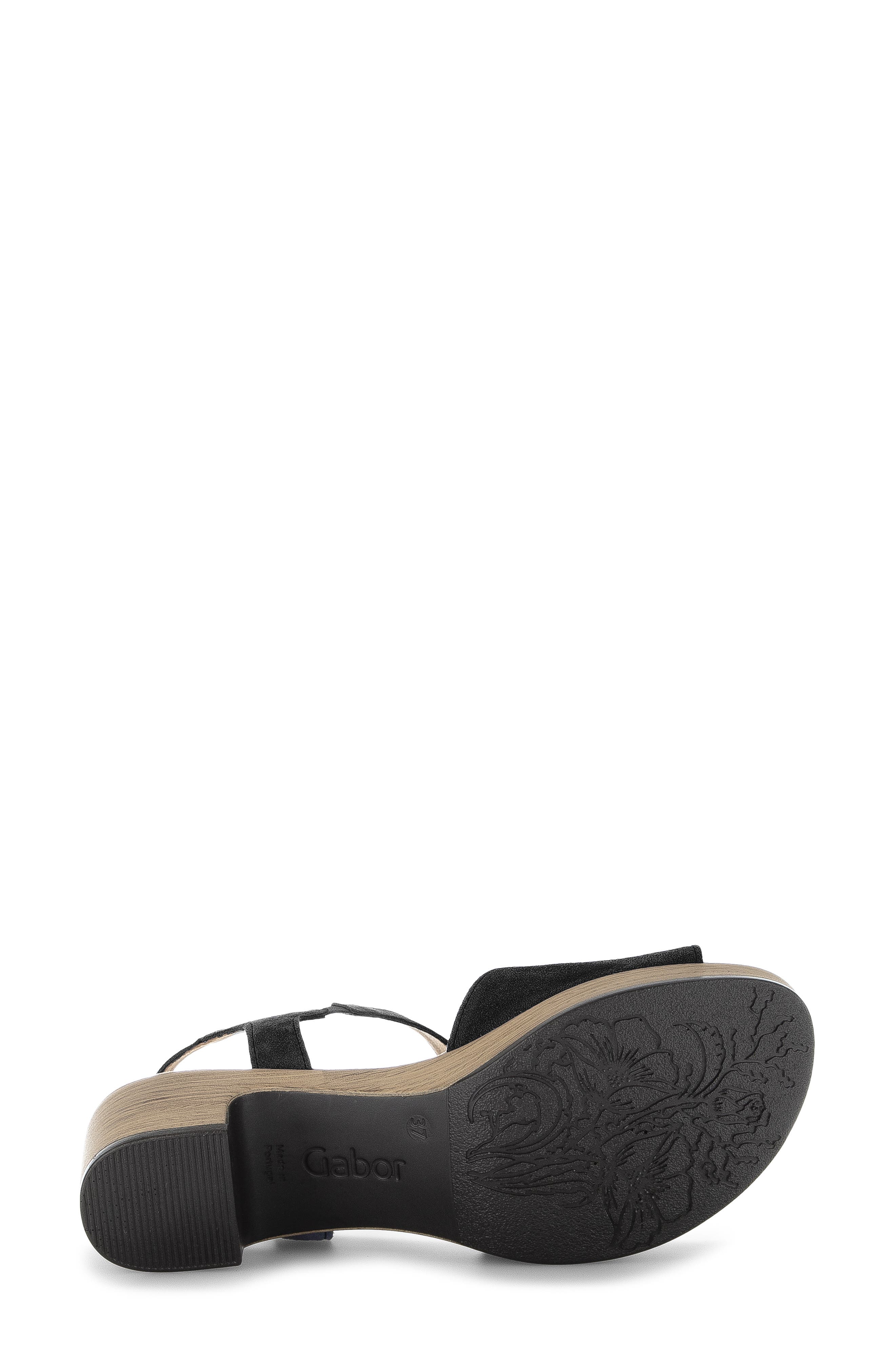 Gabor 42.071 Sandal, Alternate, color, Black