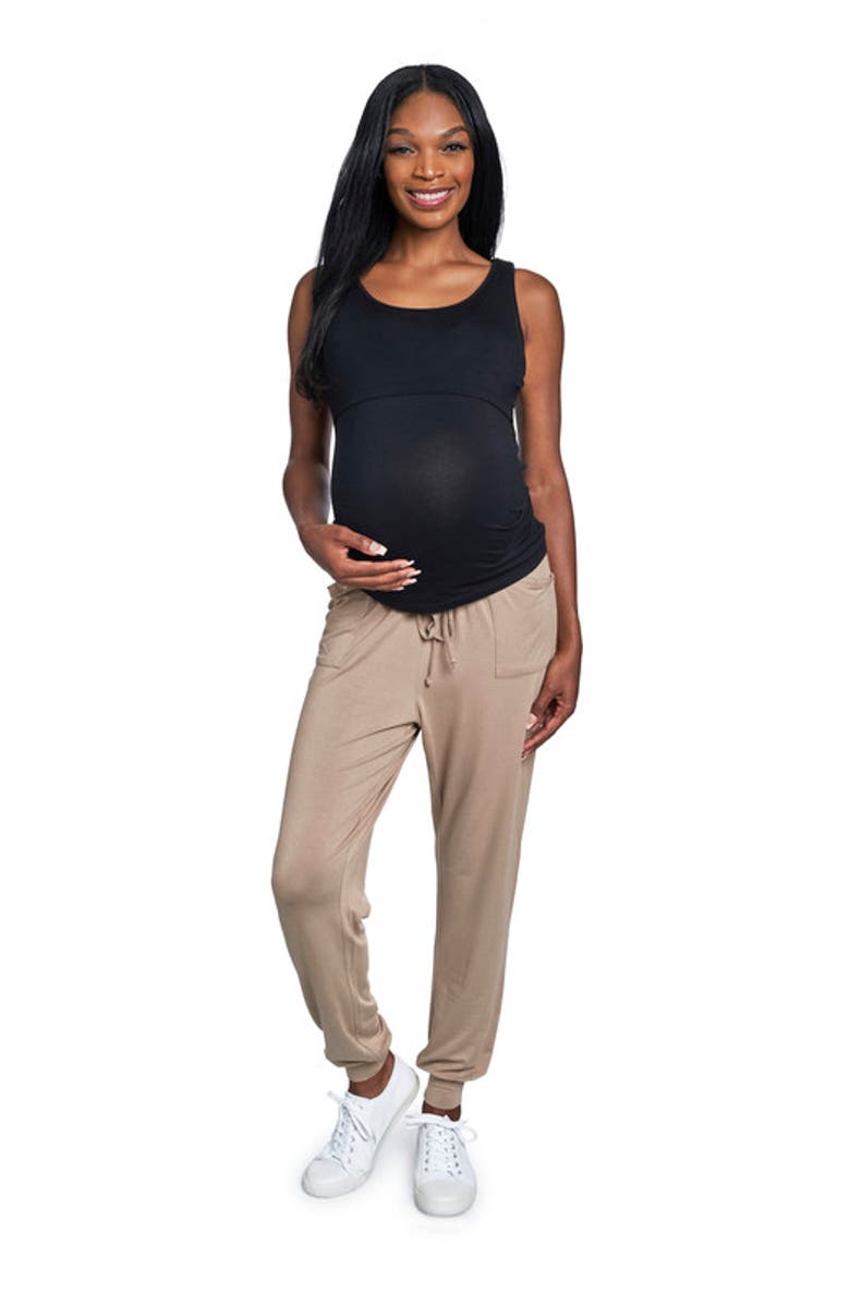 Everly Grey Kara During & After Maternity/Nursing Tank, Main, color, 