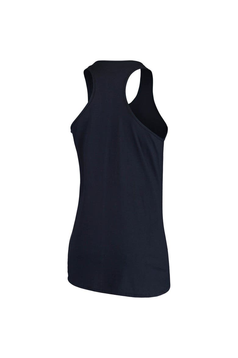 Women's College Navy Seattle Seahawks Plus Size Racerback Tank Top, Alternate, color, Navy